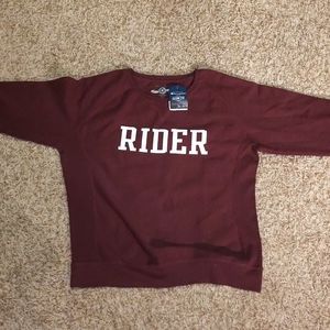 Rider champion ncaa official merch sweatshirt, new